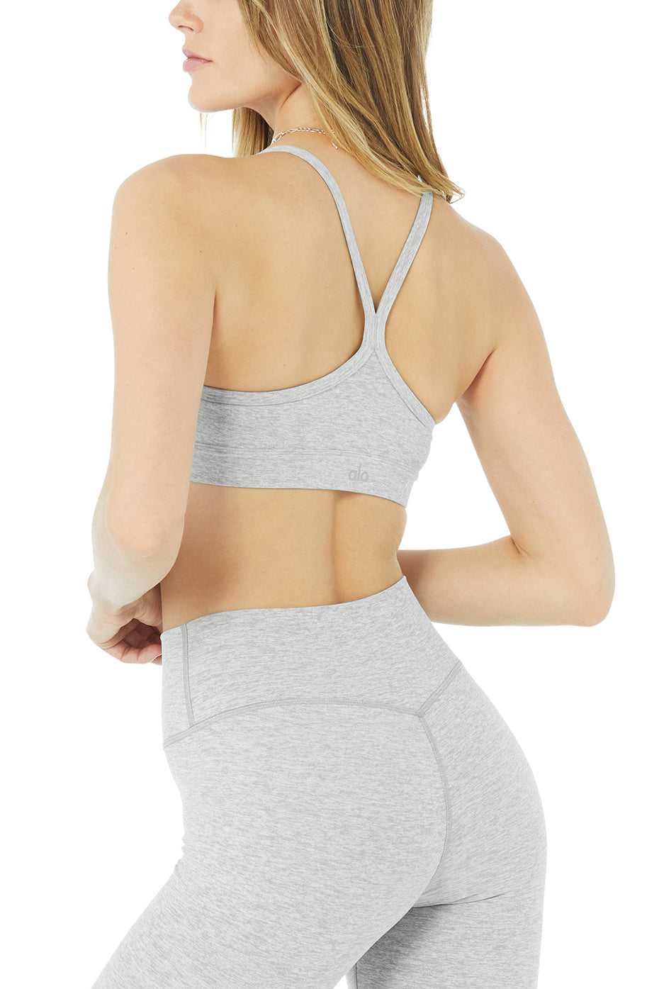 Soutien Gorge Alo Yoga Alosoft Gratitude Grise Femme | YAK-71059907