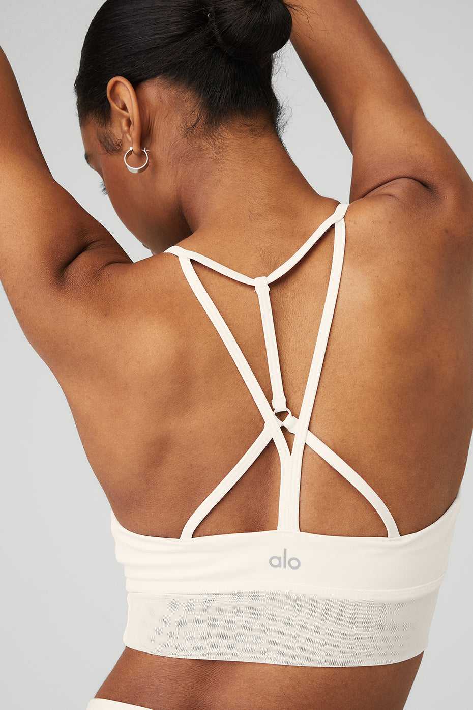 Soutien Gorge Alo Yoga Lavish Blanche Femme | NXY-22220863