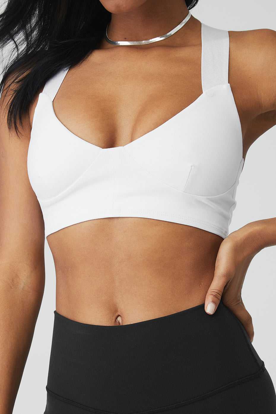 Soutien Gorge Alo Yoga Airbrush Rev It Up Blanche Femme | OZD-94102371