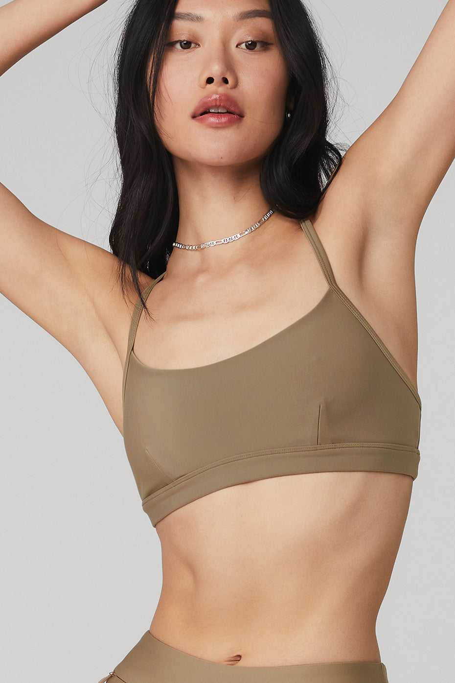 Soutien Gorge Alo Yoga Airlift Intrigue Gravel Femme | IRN-67717977