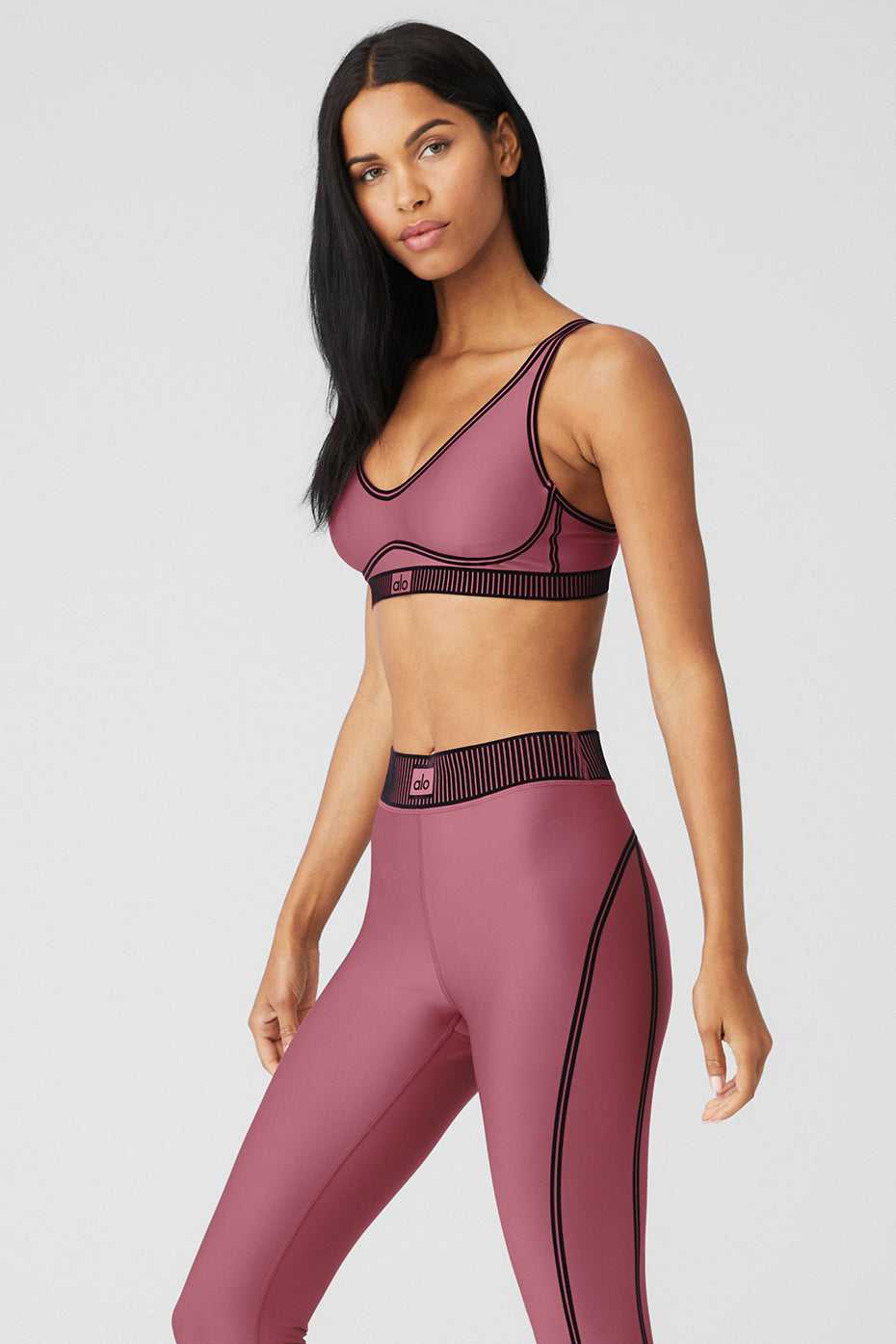 Soutien Gorge Alo Yoga Airlift Line Up Mars Clay Femme | TQO-65953952