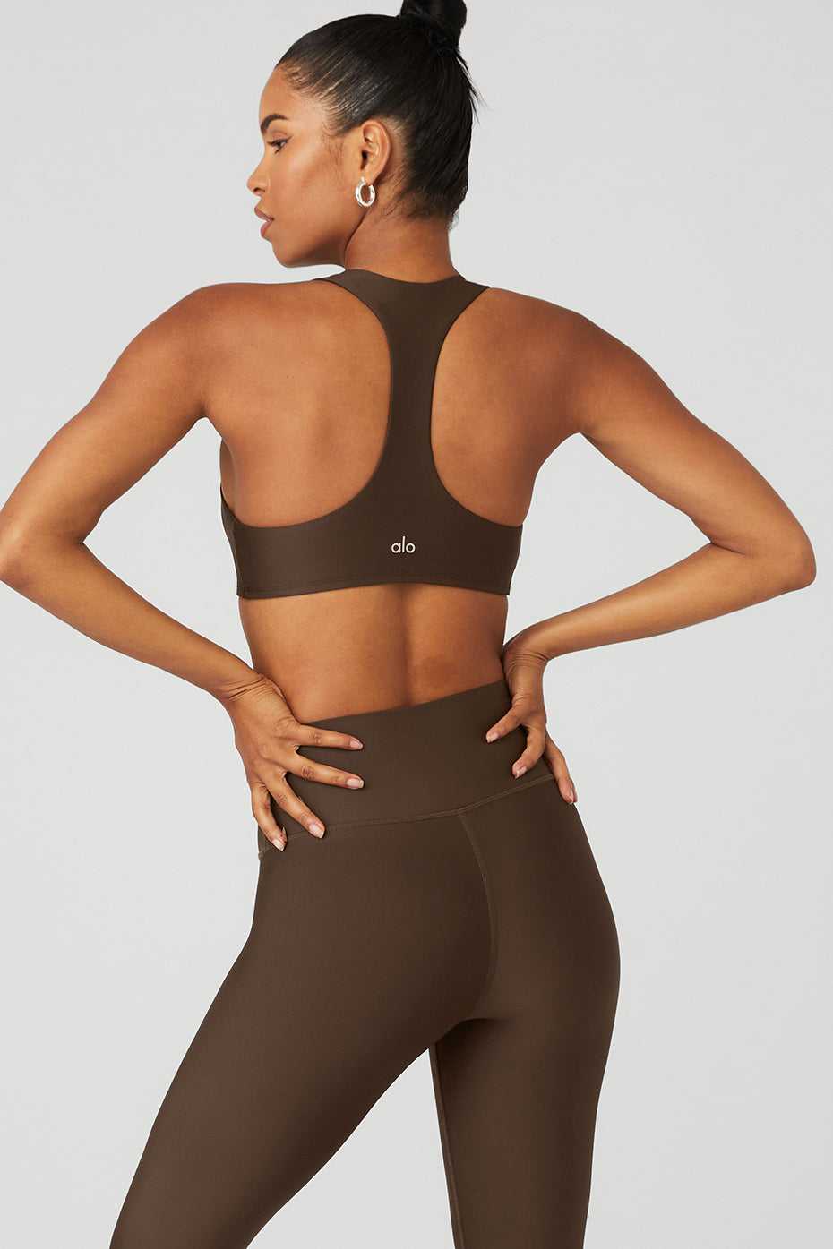 Soutien Gorge Alo Yoga Airlift Advantage Racerback Espresso Femme | RWF-27835087