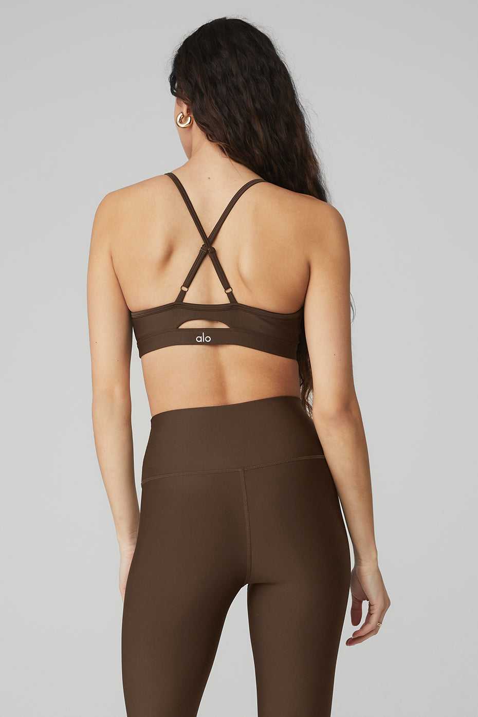 Soutien Gorge Alo Yoga Airlift Intrigue Espresso Femme | ICP-31926629