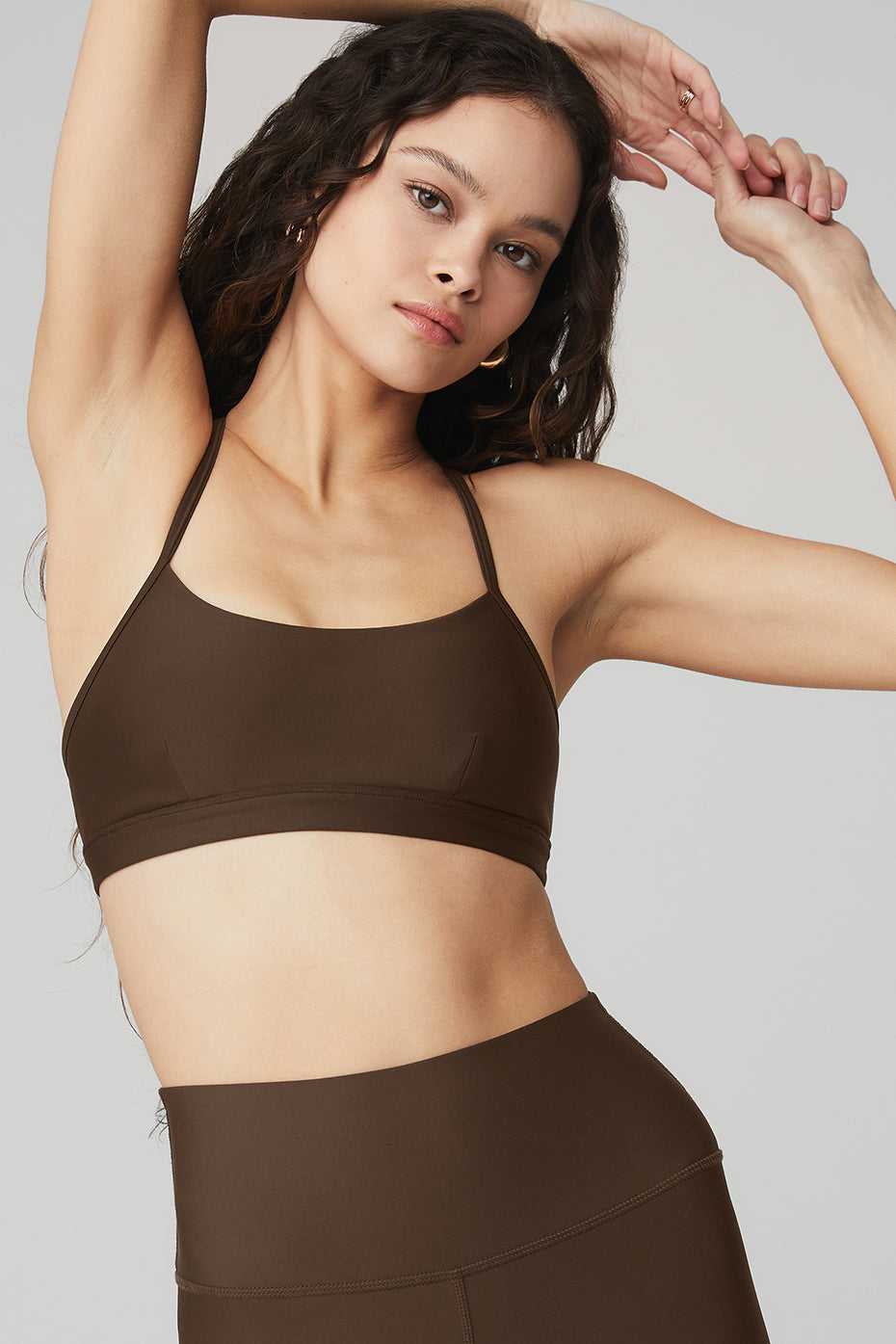 Soutien Gorge Alo Yoga Airlift Intrigue Espresso Femme | ICP-31926629