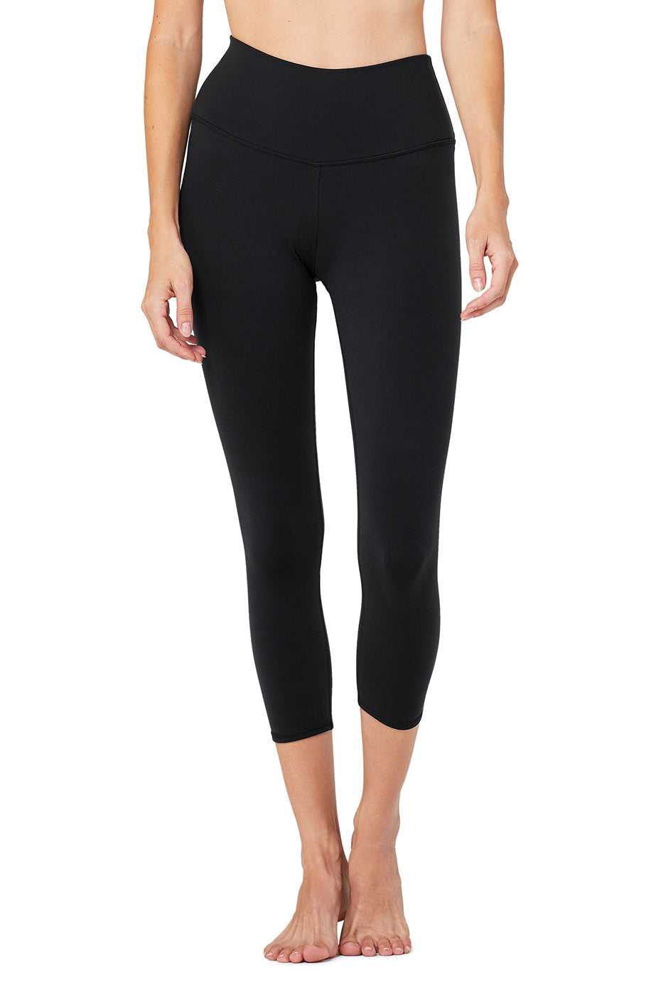 Pantalons Capri Alo Yoga Alo Yoga High-Waist Airbrushris Noir Femme | QIY-44977441