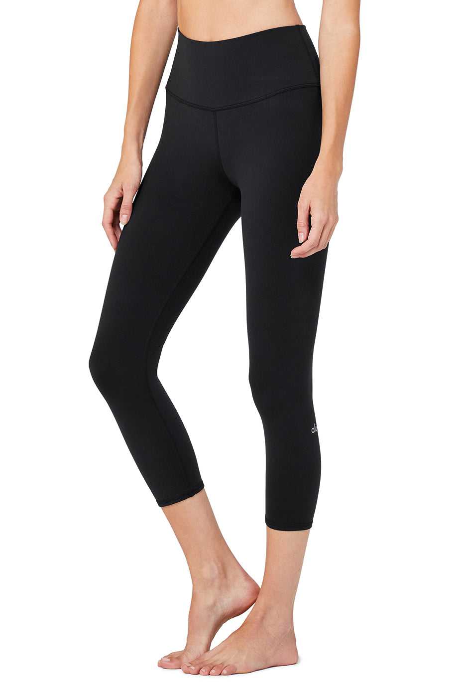 Pantalons Capri Alo Yoga Alo Yoga High-Waist Airbrushris Noir Femme | QIY-44977441