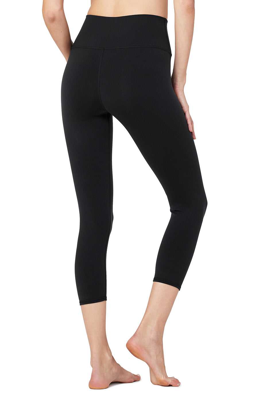 Pantalons Capri Alo Yoga Alo Yoga High-Waist Airbrushris Noir Femme | QIY-44977441