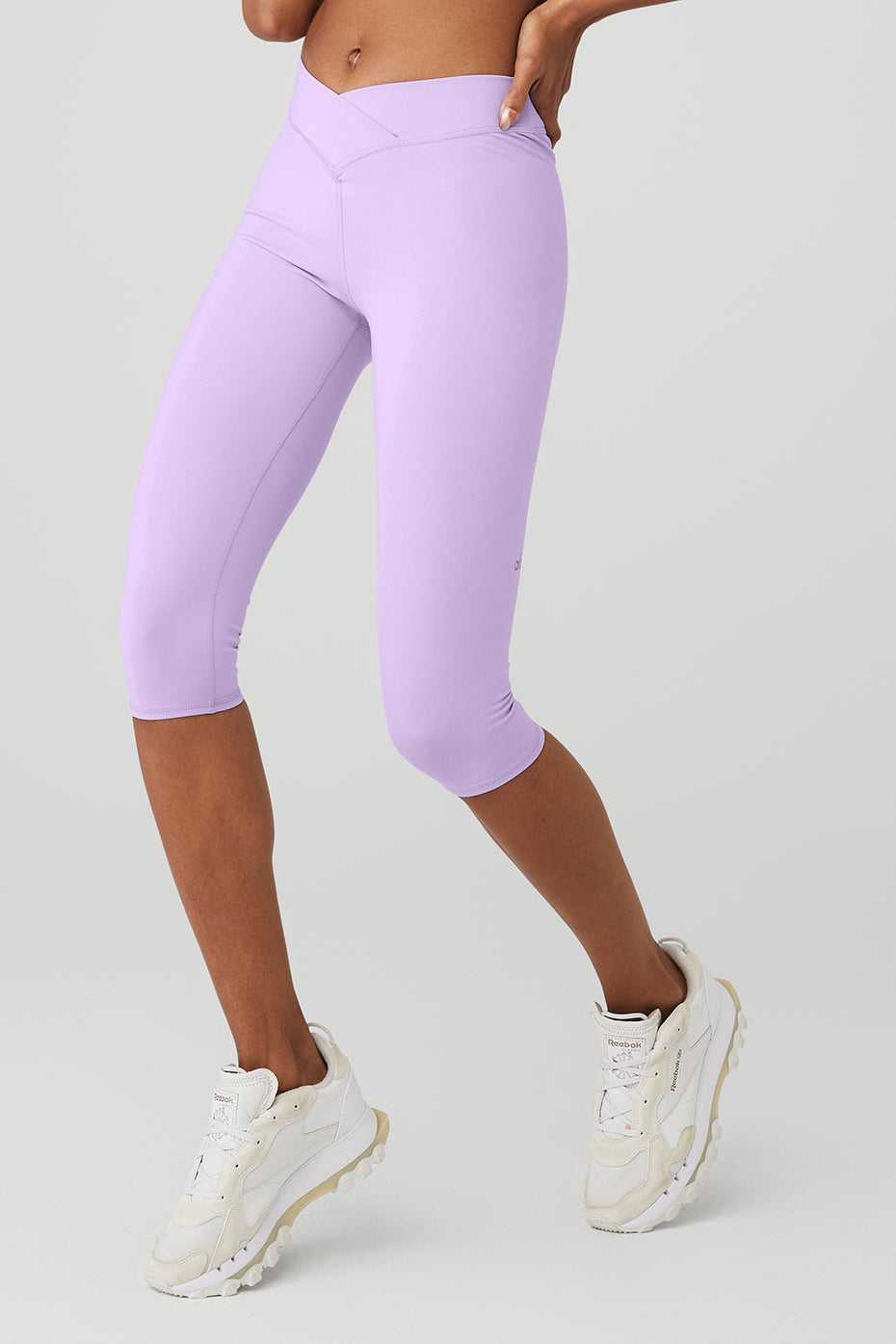 Pantalons Capri Alo Yoga Airbrush V-Cut Defineri Violette Femme | MHC-15318432