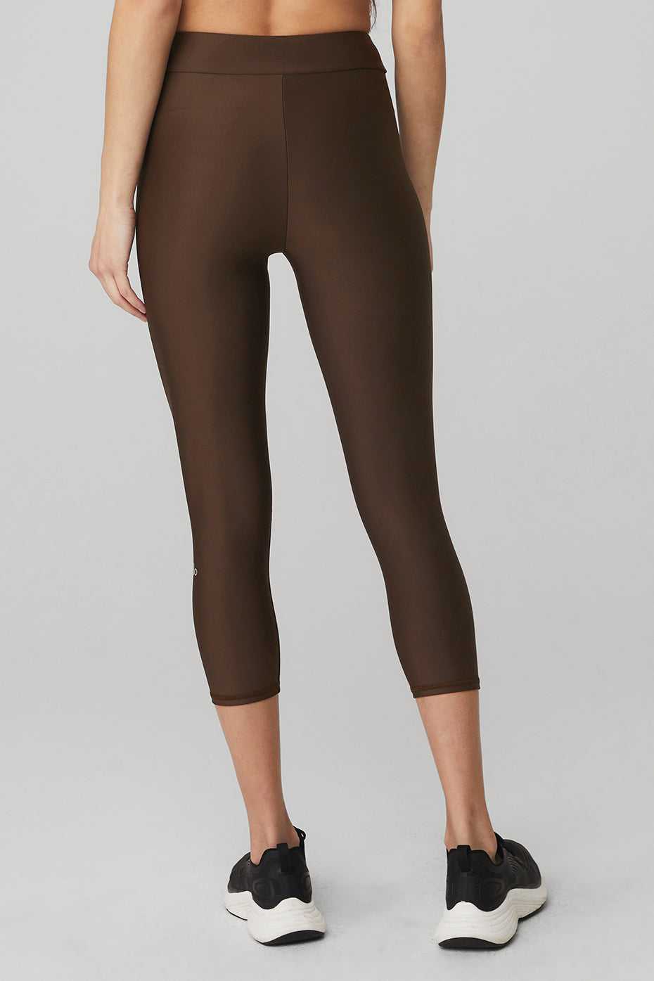 Pantalons Capri Alo Yoga Airlift High-Waist Conceal-Zipri Espresso Femme | EGI-80143101