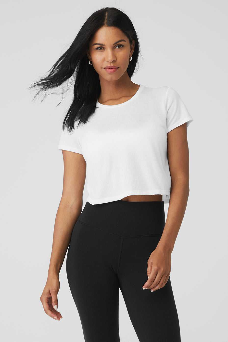 Hauts Courts Alo Yoga Laid Back Tee Blanche Femme | PNO-62320846