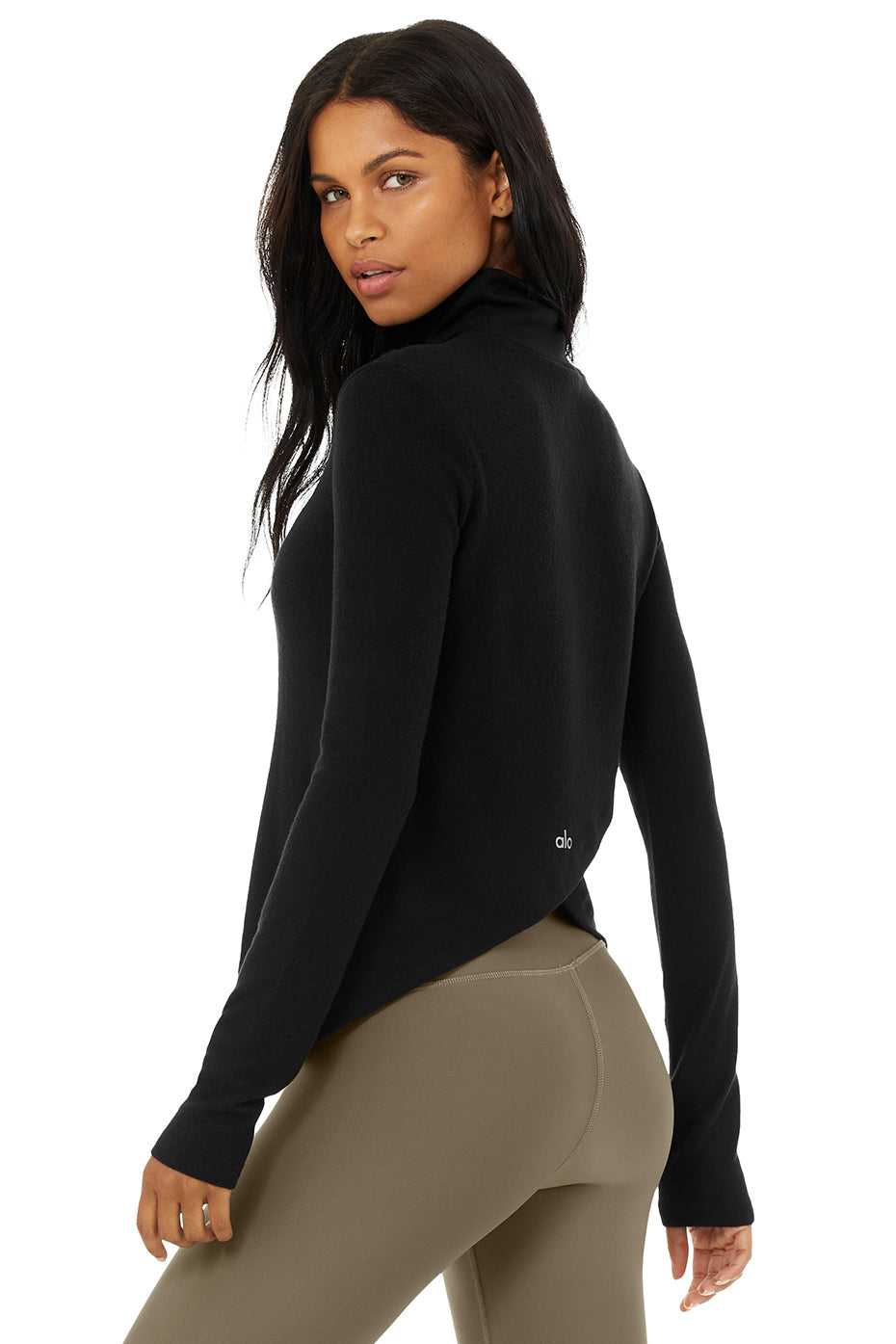 Debardeur Alo Yoga Embrace Long Sleeve Noir Femme | UYP-23812453