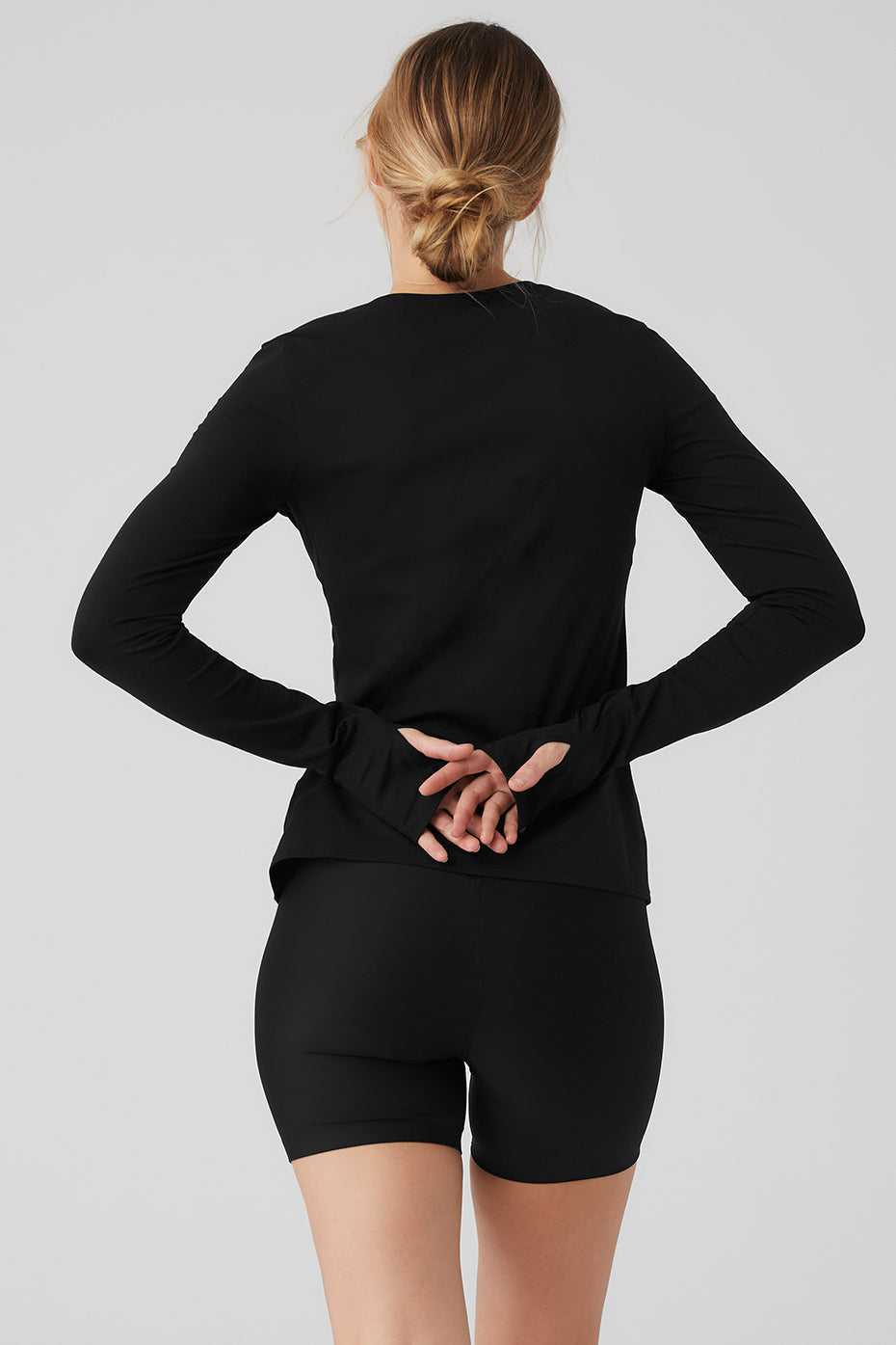 Debardeur Alo Yoga Alosoft Finesse Noir Femme | UED-02817263