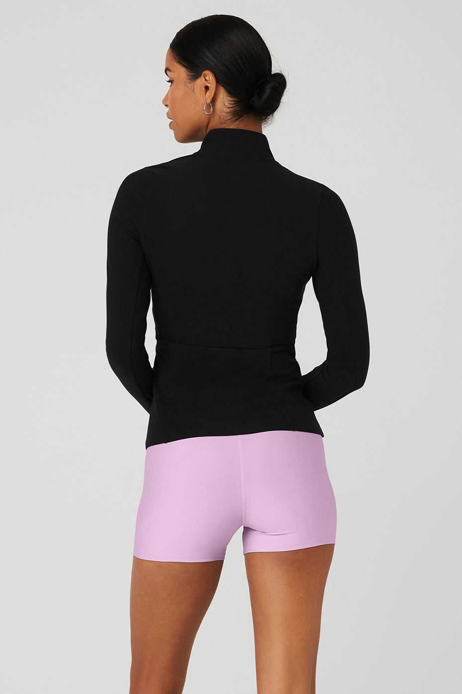 Debardeur Alo Yoga Alosoft 1/2 Zip Rapid Pullover Noir Femme | GXP-41865991