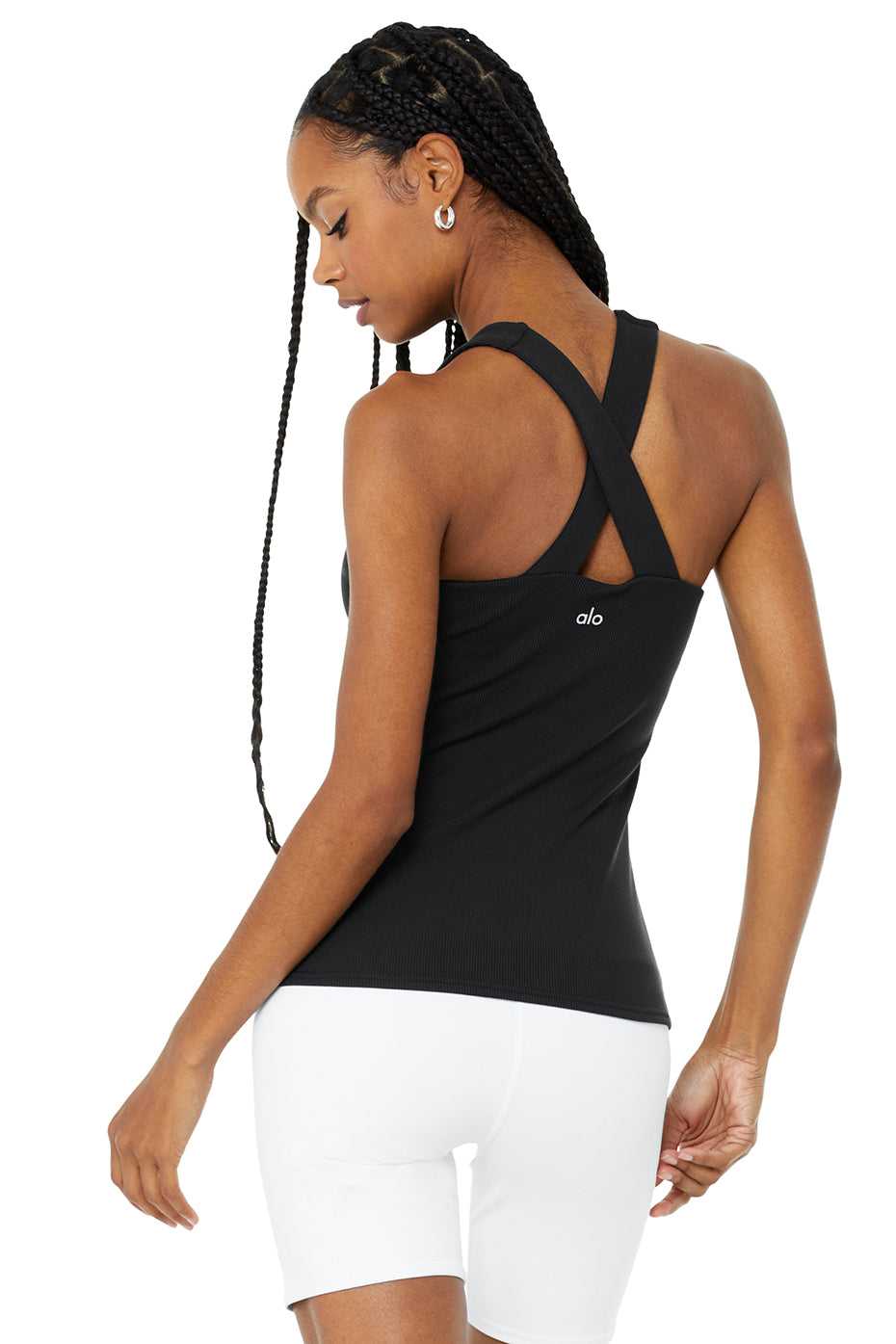 Debardeur Alo Yoga Elevate Noir Femme | UPO-81960161