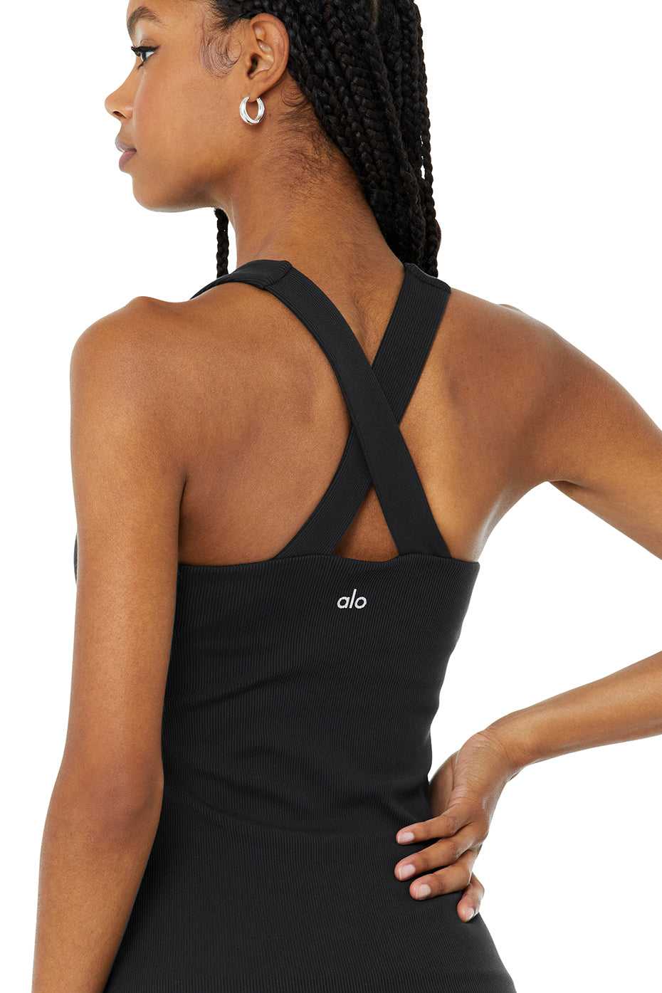 Debardeur Alo Yoga Elevate Noir Femme | UPO-81960161