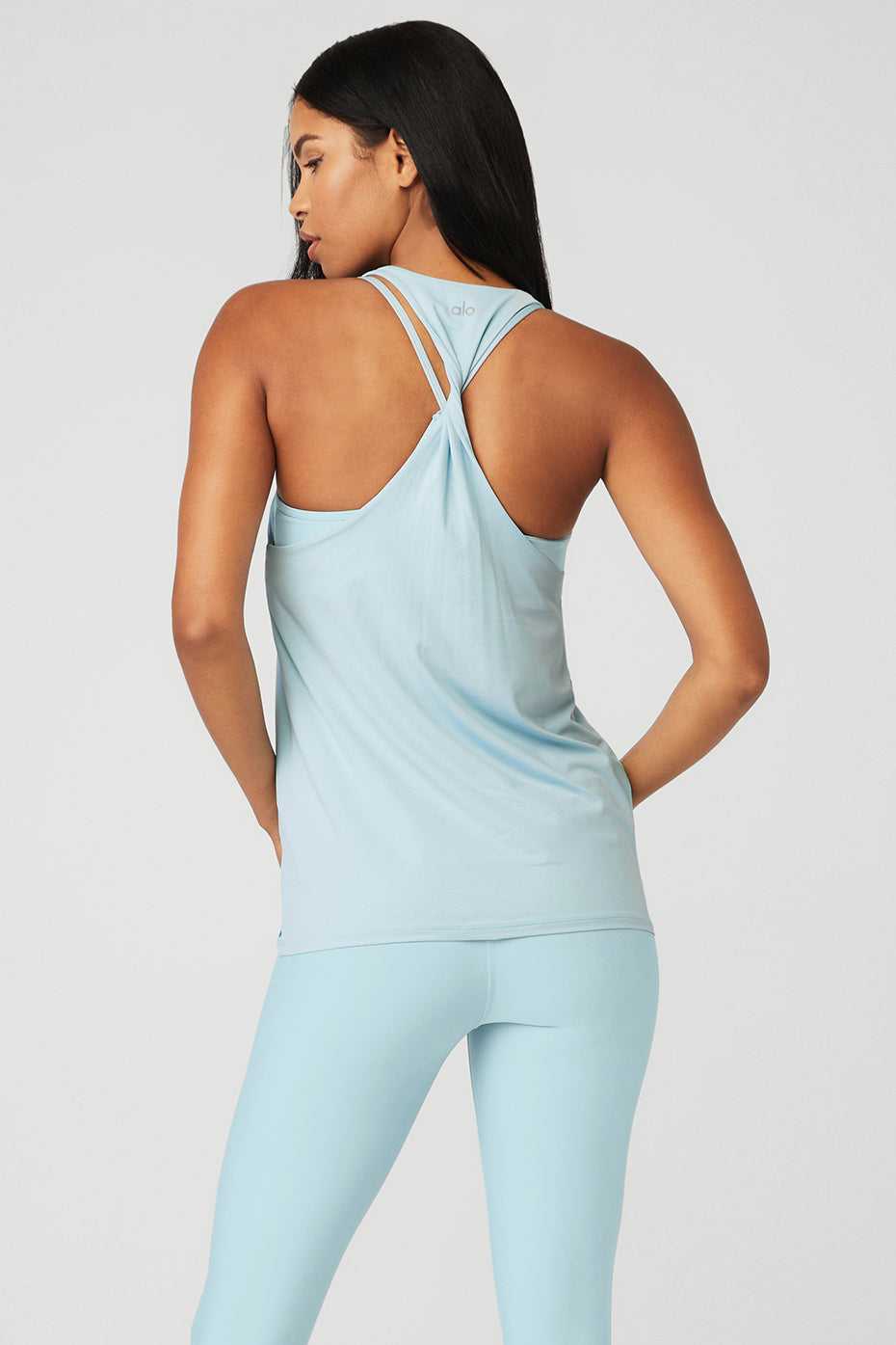 Debardeur Alo Yoga Don't Get It Twisted Bleu Femme | UXL-74975203