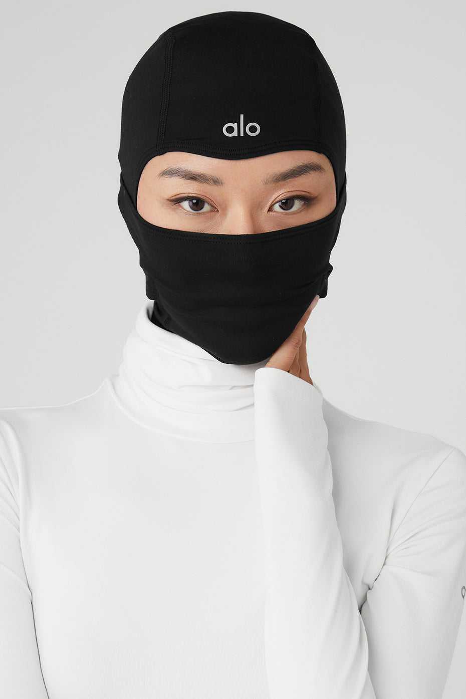 Chapeaux Alo Yoga Summit Balaclava Noir Femme | AGF-09052250