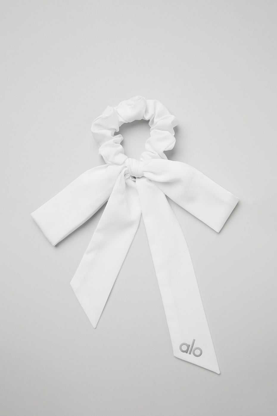 Chapeaux Alo Yoga Love Knots Tie Scrunchie Blanche Femme | ATV-66682728