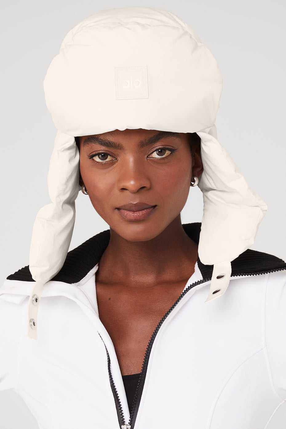 Chapeaux Alo Yoga Snow Daze Puffer Polar Blanche Femme | NFI-05072648