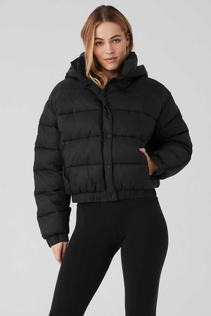 Vestes Alo Yoga Aspen Love Puffer Noir Femme | KXF-83912623