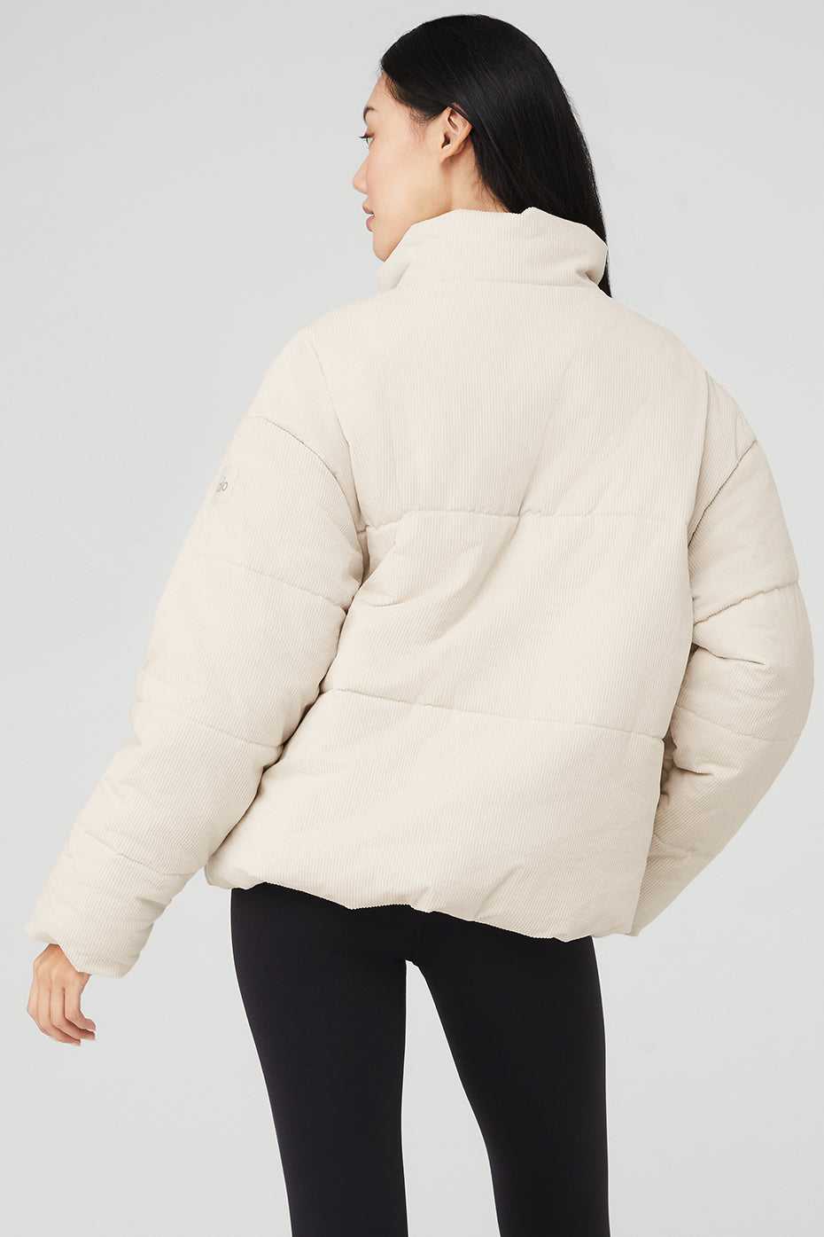 Manteaux Alo Yoga Corduroy Stage Puffer Beige Femme | FIE-62945808