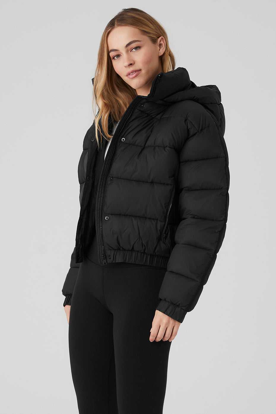 Vestes Alo Yoga Aspen Love Puffer Noir Femme | KXF-83912623