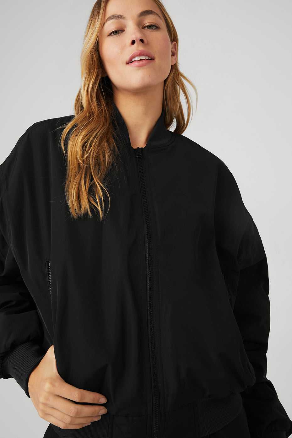 Manteaux Alo Yoga Faux Fur Urbanite Bomber Noir Femme | AVY-69962654