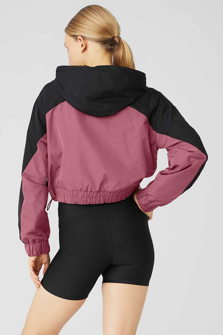 Sweat a Capuche Alo Yoga International Anorak Noir Femme | RLT-09945231