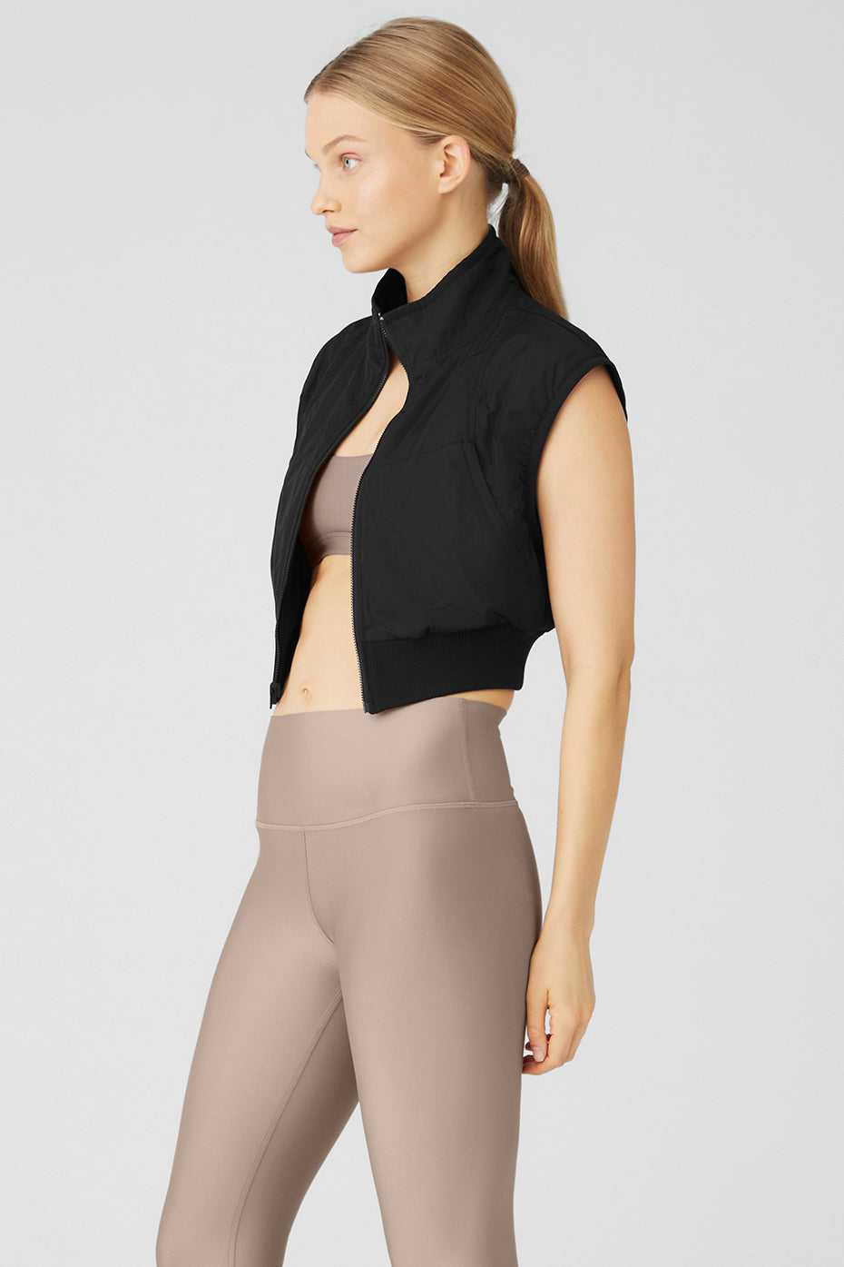 Gilet Alo Yoga In Motion Noir Femme | HBF-60317787