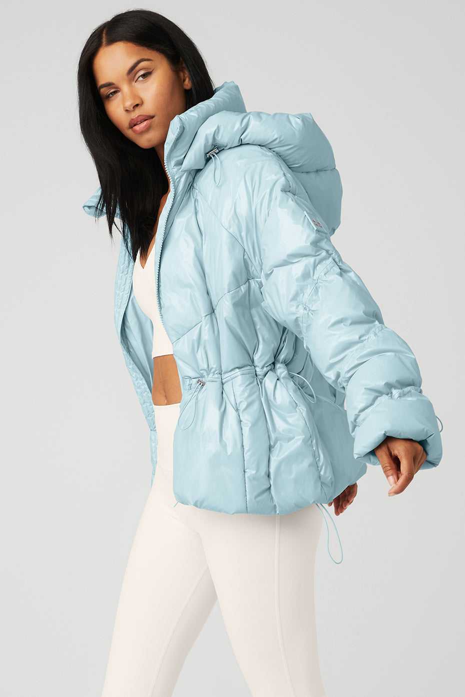 Vestes Alo Yoga Stunner Puffer Bleu Femme | KYP-72200747