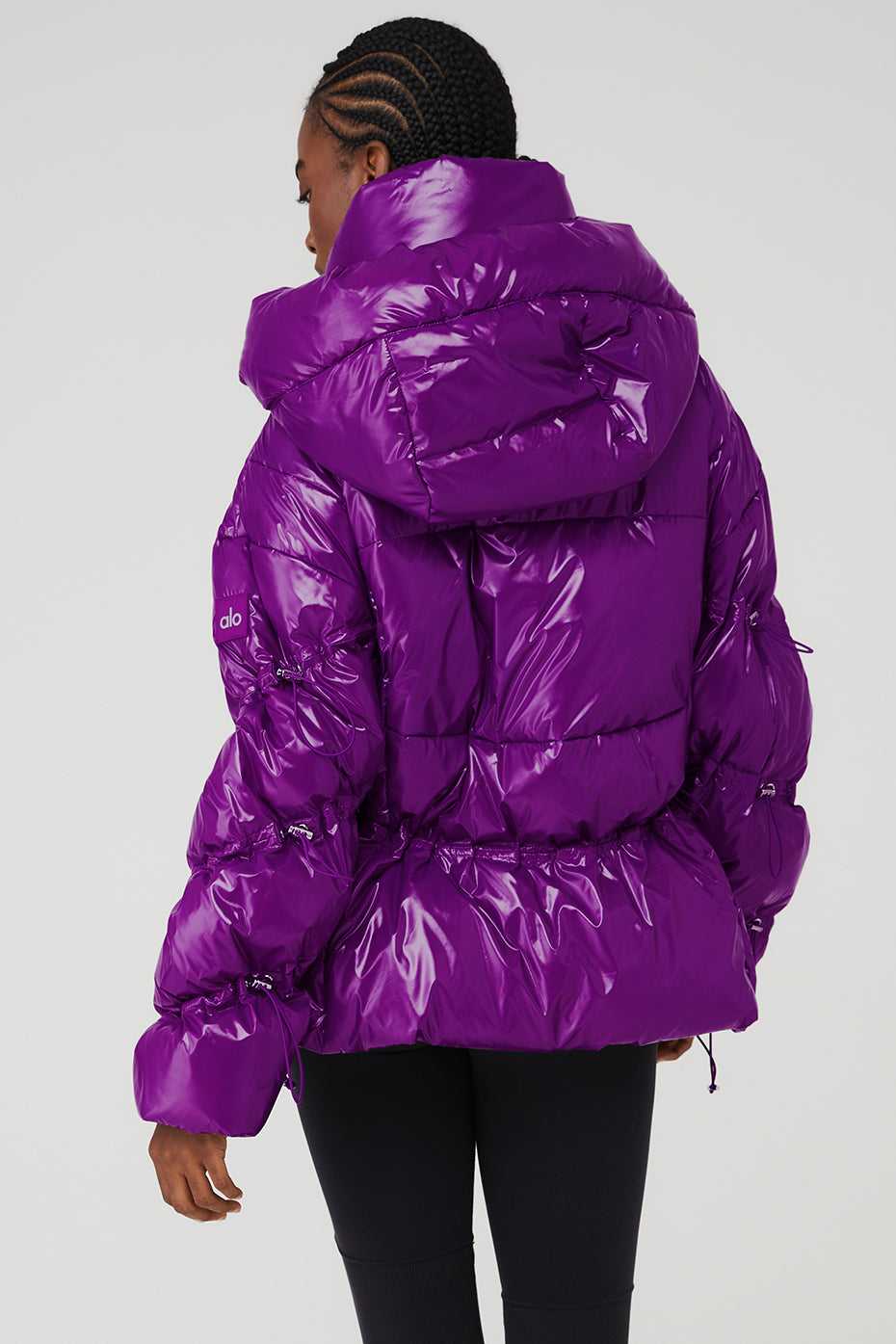 Vestes Alo Yoga Stunner Puffer Violette Foncé Femme | DIJ-69696647