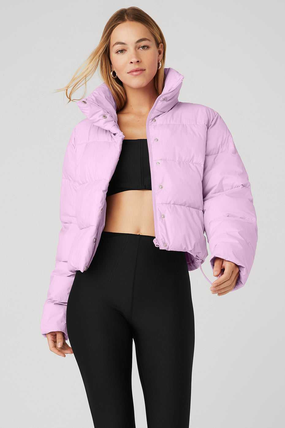 Manteaux Alo Yoga Gold Rush Puffer Rose Femme | WIC-25271129