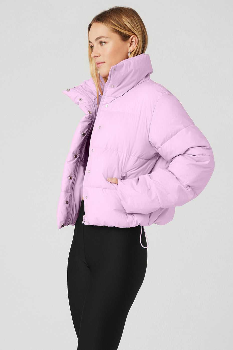 Manteaux Alo Yoga Gold Rush Puffer Rose Femme | WIC-25271129