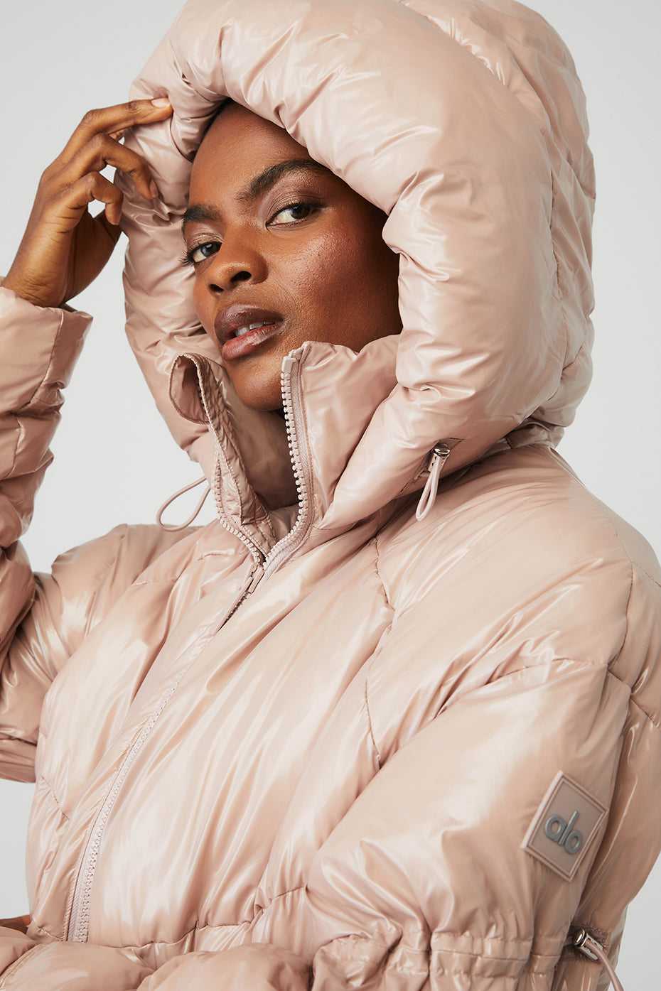 Vestes Alo Yoga Stunner Puffer Rose Femme | LIC-32607288