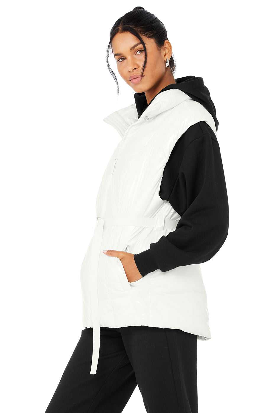 Gilet Alo Yoga Stunner Puffer Blanche Femme | VEW-63792708