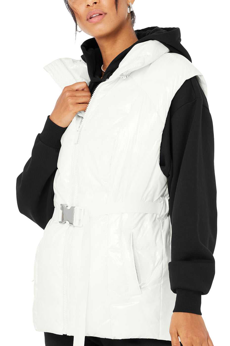 Gilet Alo Yoga Stunner Puffer Blanche Femme | VEW-63792708