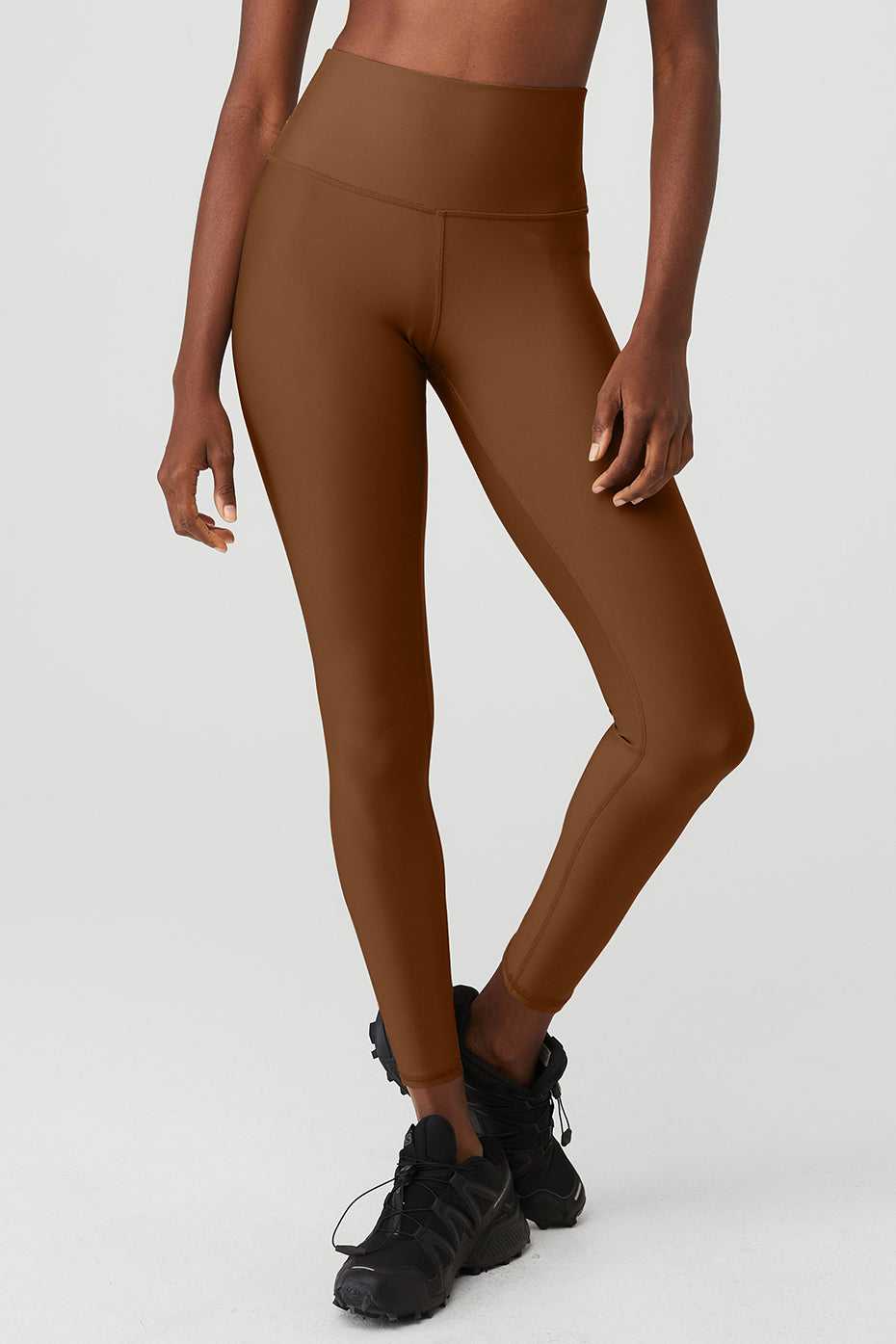 Leggings Alo Yoga 7/8 High-Waist Airlift Marron Femme | HLB-68906066