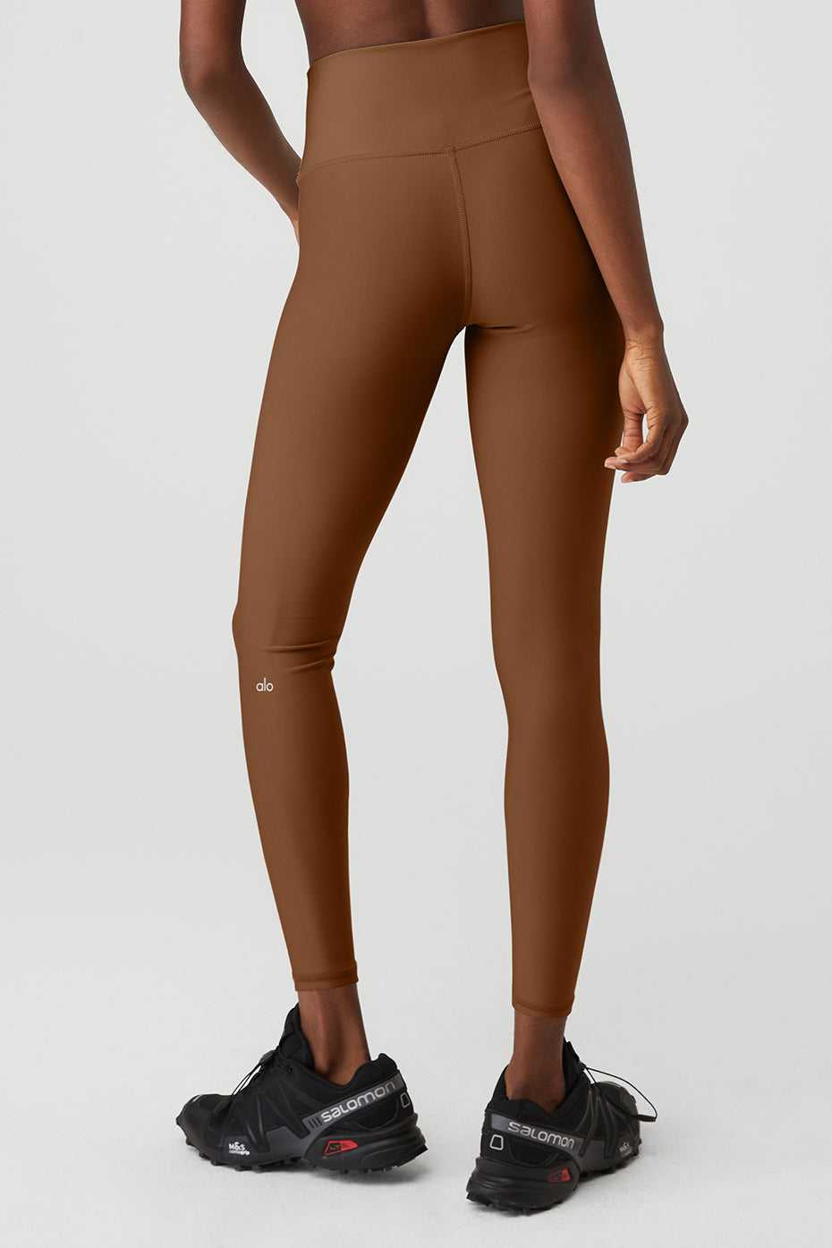 Leggings Alo Yoga 7/8 High-Waist Airlift Marron Femme | HLB-68906066