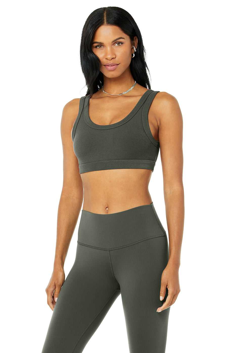 Soutien Gorge Alo Yoga Wellness Vert Foncé Femme | ICU-73895111