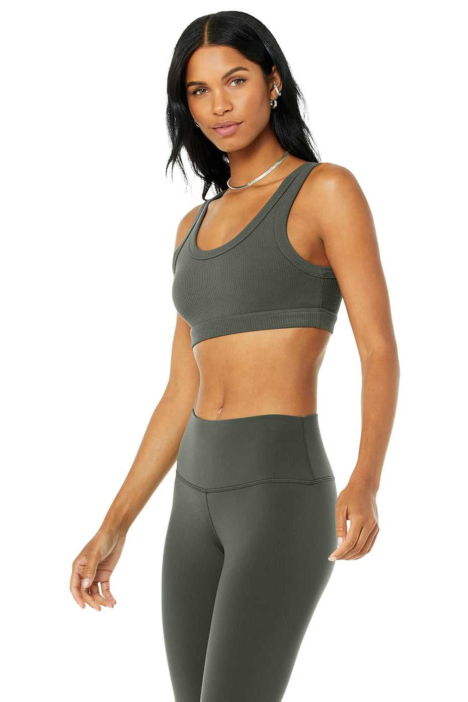 Soutien Gorge Alo Yoga Wellness Vert Foncé Femme | ICU-73895111