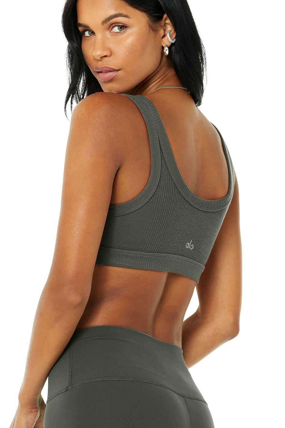 Soutien Gorge Alo Yoga Wellness Vert Foncé Femme | ICU-73895111